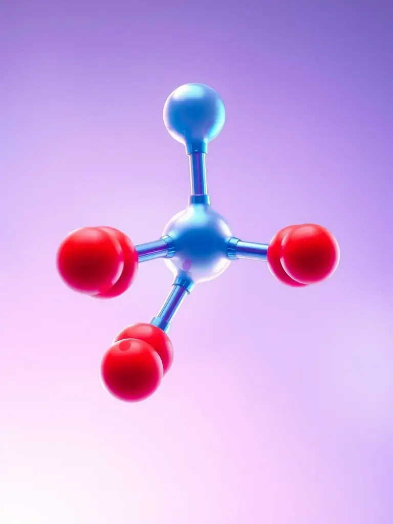 A close-up shot of a surfactant molecule model, highlighting its amphiphilic properties, used to illustrate the fundamental benefits of understanding surfactant behavior.