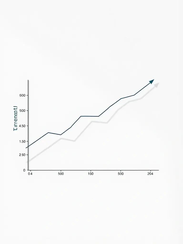 A graph showing improved adhesive performance after Labsure's analysis and recommendations. The visual represents enhanced bond strength and durability in a controlled environment.