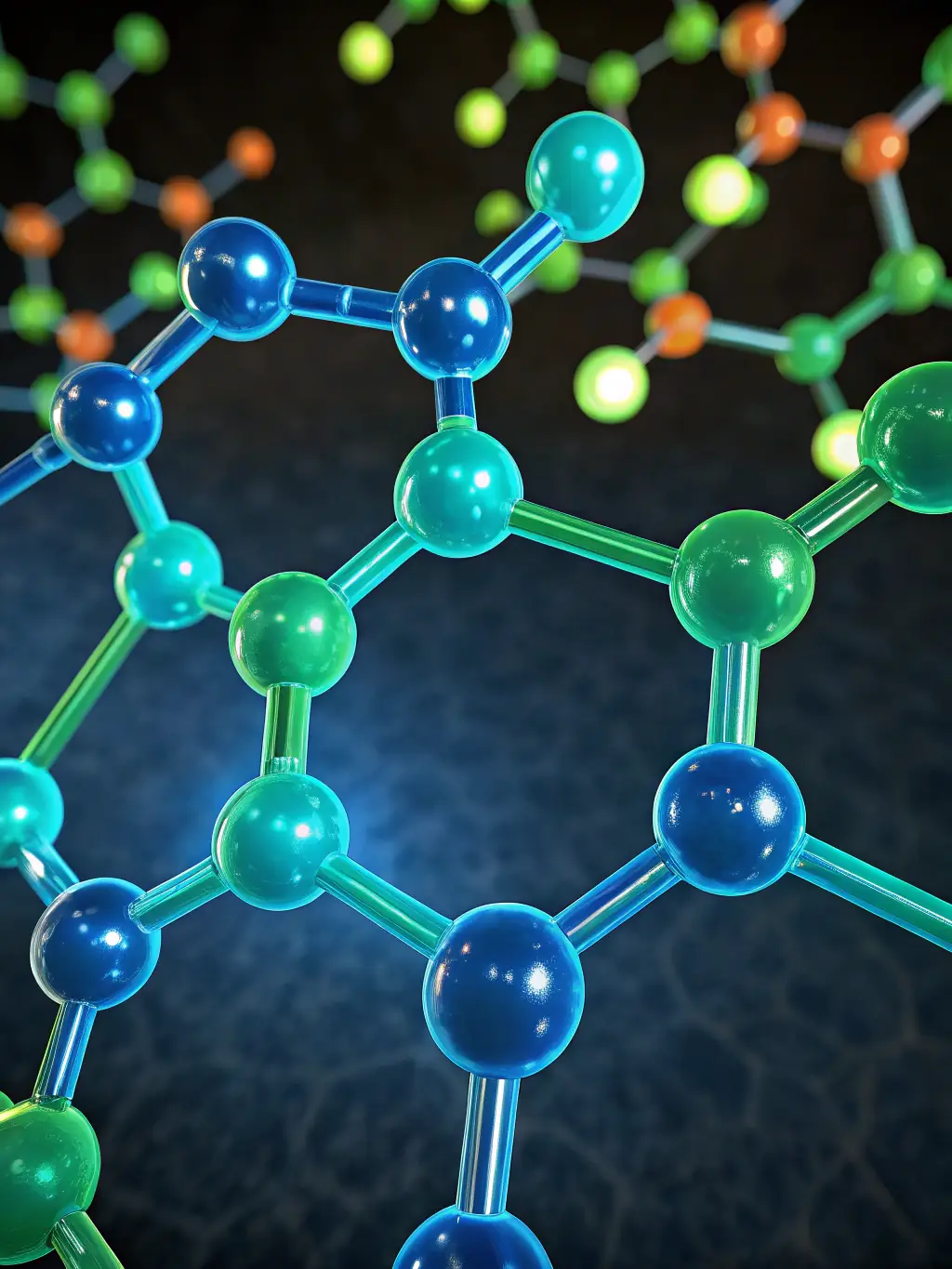 A detailed image of a complex chemical structure diagram, representing the reverse engineering process of a cleaning agent formula.